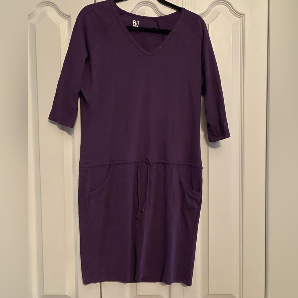 Figs Purple Safari Women's Dress